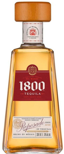 Pack De 4 Tequila 1800 Reposado 700ml