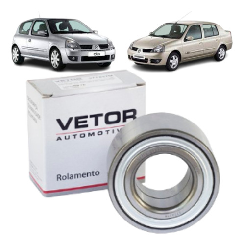 Rolamento Roda Dianteira Renault Clio R19 Twingo 1.0 Sem Abs