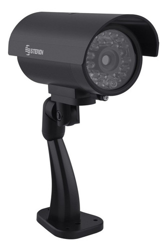 Cámara Cctv Simulada Dummy Tipo  Bala Brazo Ajustable Steren