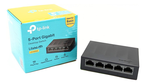 Switch Suiche 5 Puertos Tp-link Ls1005g 10/100/1000 Mbps Red