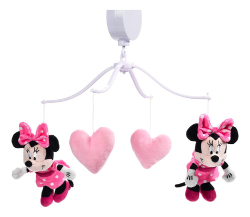 Lambs & Ivy Baby Minnie Mouse Love Pink Musical Baby Cuna M.