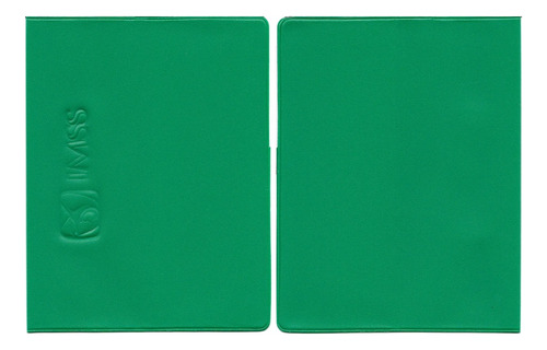 20 Forro Vinil Tarjeton Seguro De 14.8x23.1cm Verde Grabado