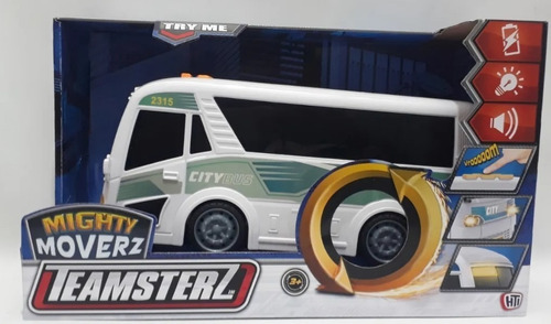 Micro Autobus Teamsterz Mighty Moverz Con Luz Y Sonido
