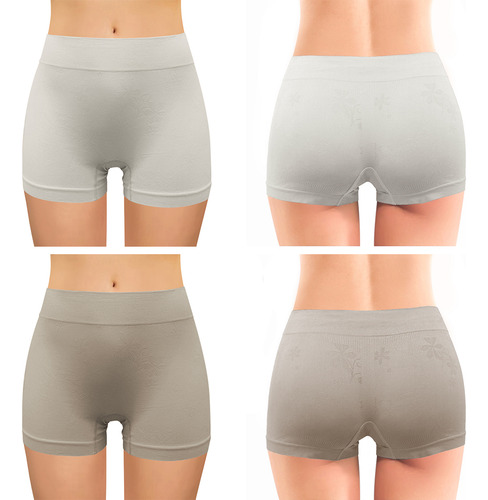 Lencería Boxer Short Mujer Suave Cómodo Microfibra 12 Piezas