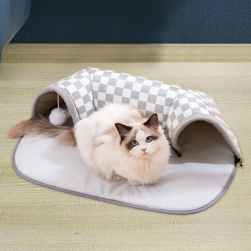 Cama Para Gato Cálida De Invierno, Cabaña Para Jugar, S