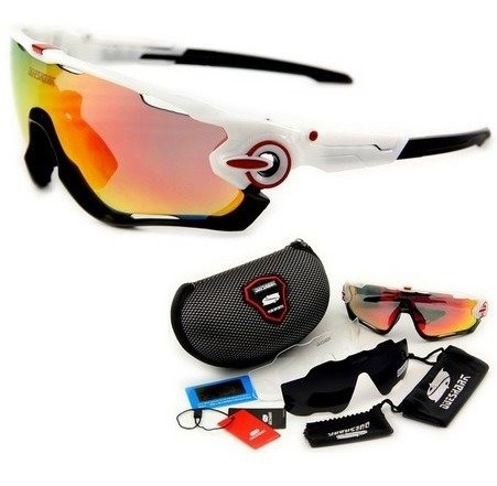 Oculos Ciclismo Modelo Quesharck 3 Lentes