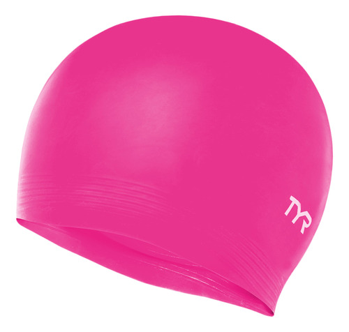 Gorra De Goma De Látex Tyr, Rosa Fluorescente