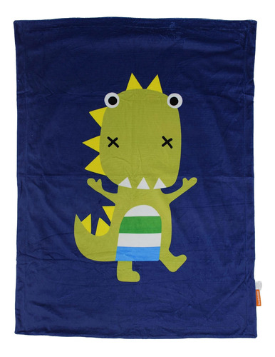 Dear Baby Gear Deluxe Mantas, Dinosaur Boo On Blue, Mul...