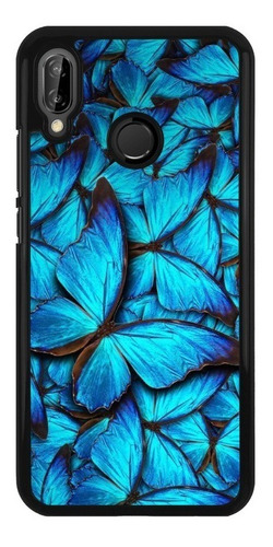 Funda Protector Uso Rudo Para Xiaomi Mariposa Azules 01