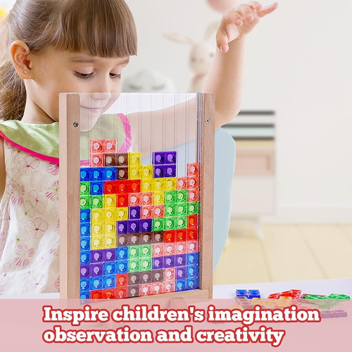 Russian Blocks Puzzle Brain Teasers Toy, Intelligent Colorfu