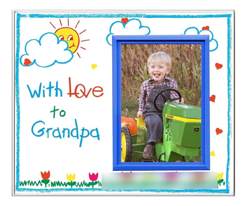 Marco Foto Texto Ingl  With Love Grandpa 