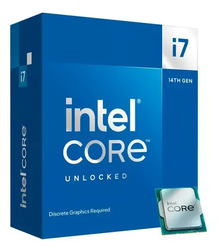Processador Intel Core i7-14700KF, 3.4GHz (5.6 GHz Max Turbo), Cache 33MB, 20 Núcleos, 28 Threads, LGA 1700