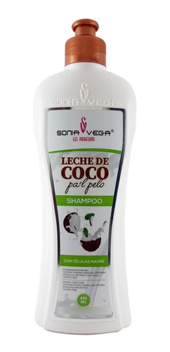 Sonia Vega Shampoo Leche De Coco 400ml - mL a $112