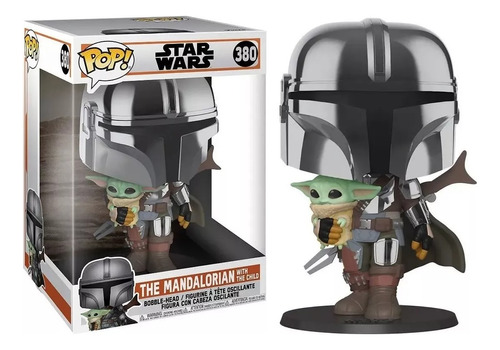 Funko Super Sized 10  Pop The Mandalorian With The Child 380