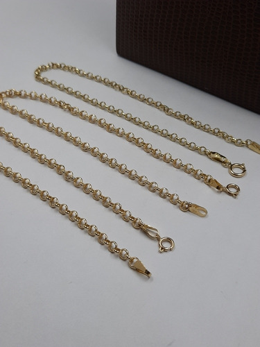 Pulseiras Elo Português Em Ouro 18k