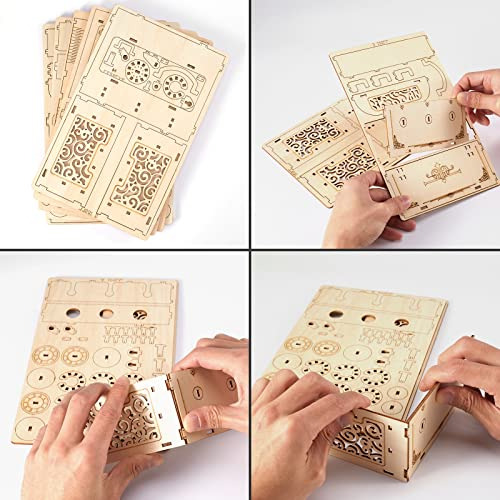 Yii Wmoc Rompecabezas De Madera 3d Diy Kit De Construcción D