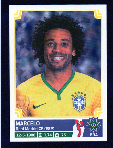 Copa America 2015. Figurita N° 215 Marcelo. Brasil. Mira!!!