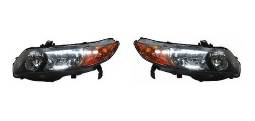 Par Juego Faros Honda Civic  2006 - 2009 2 Puertas Xry