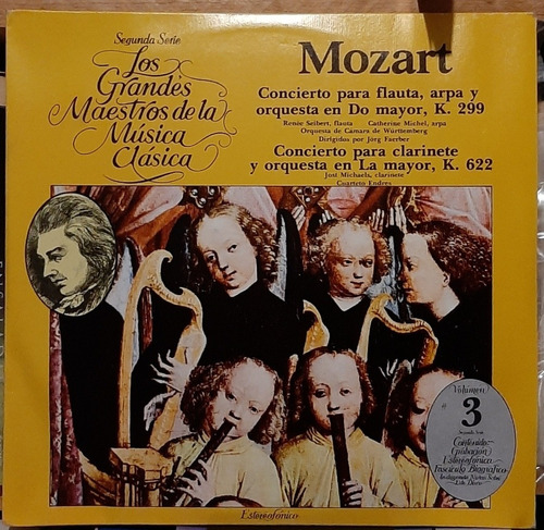 Disco Lp Mozart Concierto Para Flauta Renee Seibert #5356