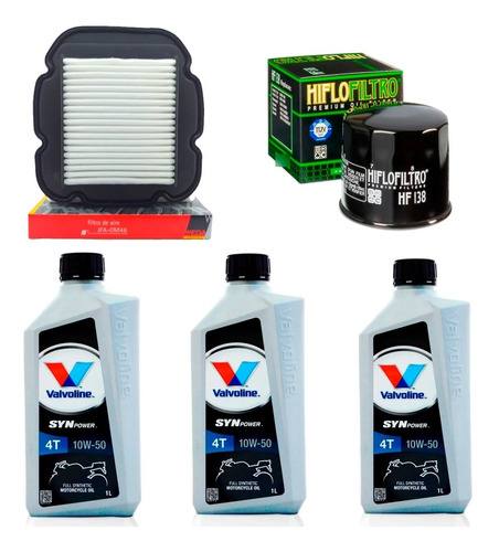 Kit Service Suzuki V Strom 650 Filtros Aceite Sintetico Ryd