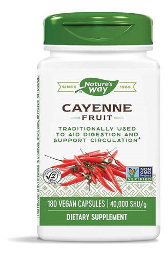 Natures Way Cayenne 180caps