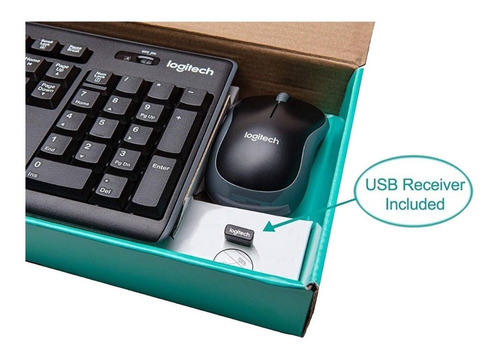 Imagen 5 de 9 de Combo Mouse Y Teclado Inalambrico Logitech Mk270