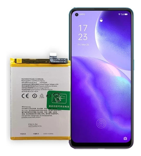 Batería Compatible Con Oppo Reno 5 Lite  Blp819  De 4310mah