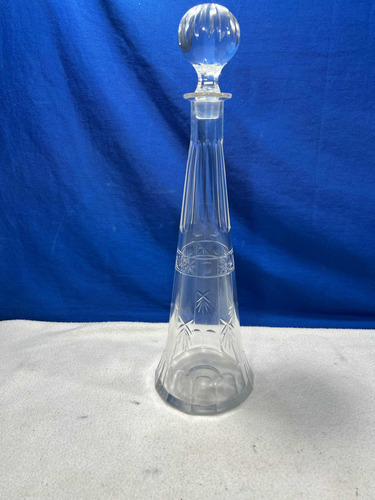 Botellón Licorera De Cristal Alto Gran Tamaño (Usado)