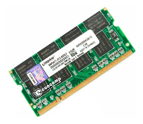 Memoria Ram Ddr1 Kingston 1gb So-dimm Pc-2700 333mhz Laptop