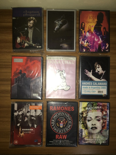 Lote Dvd Originales Recitales, Musicales ( Ver Descripción )