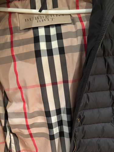 Burberry Camparon Con Cinto Mujer Campera (Usado)