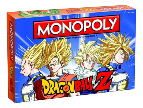 Juego De Mesa Monopoly Dragon Ball Z Recruit Goku Vegeta Goh