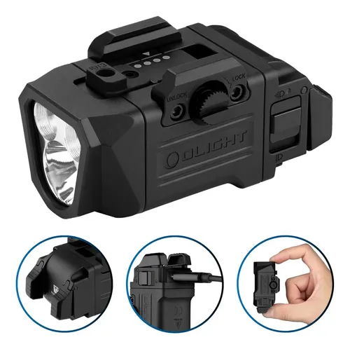 Lanterna Tática Dedicada Olight Pl X 1200 Lúmens 300 Metros Led