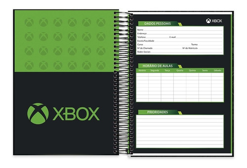 Caderno Universitário Capa Dura 10x1 160 Folhas Pt 1 Un