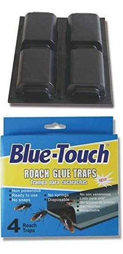 Trampas De Pegamento Para Cucarachas Blue Touch, No Tóxicas