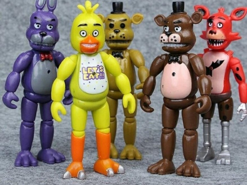 Personajes Five Nights At Freddy's 5 Muñecos.