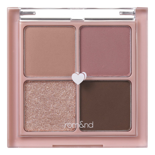 Rom&nd Better Than Eyes - Mini Paleta De 4 Colores, Rosa Sec