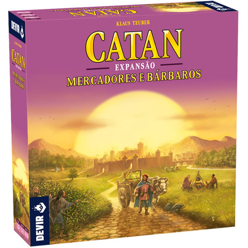 Catan Expansão Mercadores E Bárbaros Jogo Tabuleiro Devir