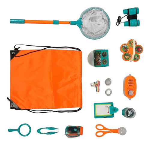 Kit Explorer Para Niños, Binoculares, Bloc De Notas Y Lupa