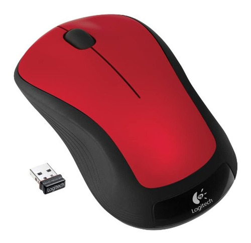 Mouse Inalámbrico Color Rojo Marca Logitech M310