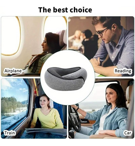 2025 Almohada De Viaje For Avión, Reposacabezas Y Cuello. .