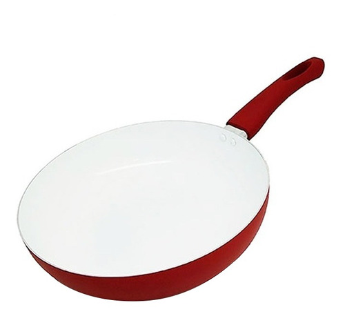 Wok De Ceramica Sarten Antiadherente Calidad 28cm Engomado