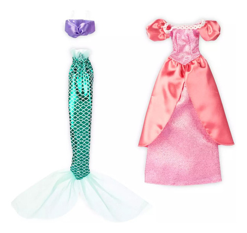 Set Ariel Y Eric Canoa Sirenita Disney Store 2024