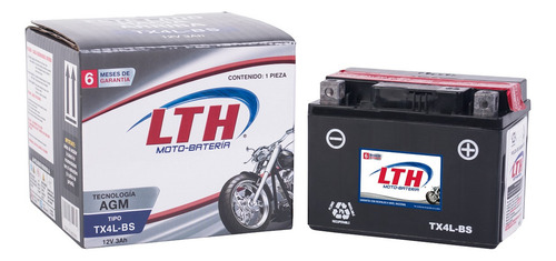 Batería Atv Lth Polaris Scrambler 50cc - Tx4l-bs