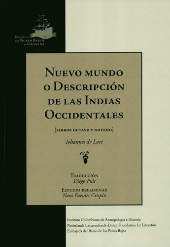 Libro Nuevo Mundo O Descripción De Las Indias Occidentales