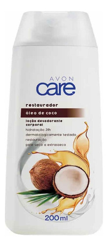  Loção Corporal Avon Care Restauração Óleo De Coco | Avon | Tipo de embalagem Frasco Tipos de pele Extra seca,Seca