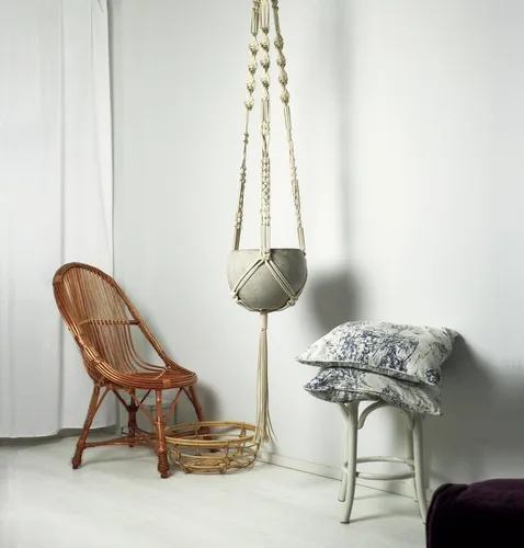 Colgante Para Plantas - Macetas Extra Grande / Macramé Boho
