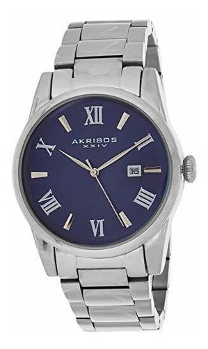 Akribos Xxiv Ak1056 - Reloj De Pulsera Para Hombre De Acero 