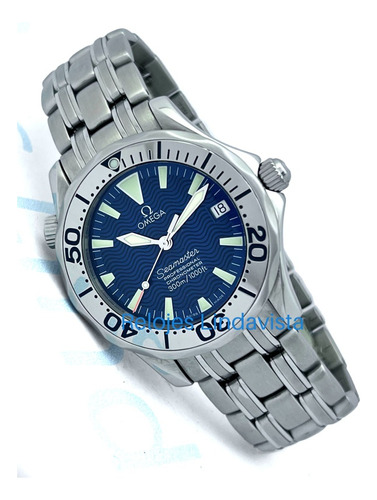 Reloj Omega Seamaster Midsize Azul Automático Acero
