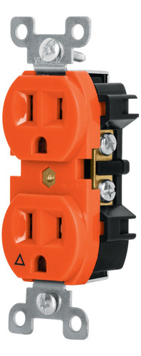 Contacto Tierra Aislada, Línea Standard Volteck 46105 Color Naranja